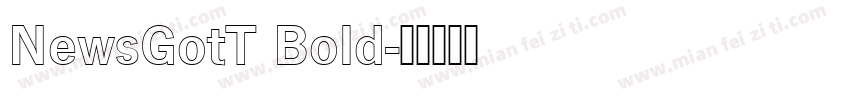 NewsGotT Bold字体转换